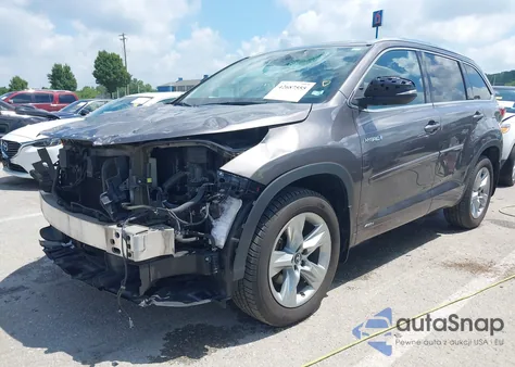 2016 Toyota Highlander Hybrid Limited/Limited Platinum V6 from USA, damaged, VIN 5TDDCRFH2GS017321